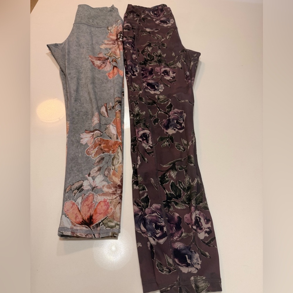 Floral Print Leggings Set
